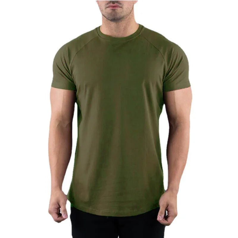 Camiseta lisa de manga corta, burdeos – foto 2