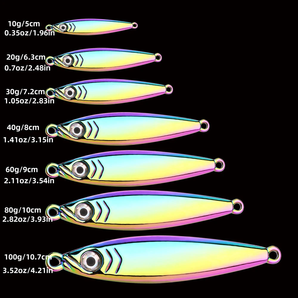 Jigs metálicos de aleación de zinc 10 g, pack de 10 – foto 2
