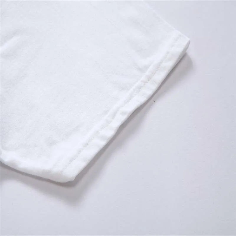 Camiseta básica de algodón, azul marino – foto 4